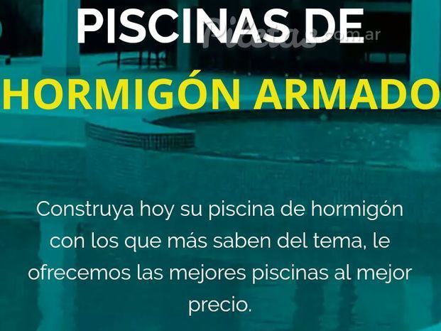 Piscinas de hormigón armado