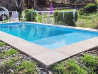 Piscina  7,50 x 3,20 con solarium